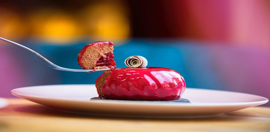 Tasty peace of cake